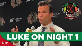 Chicago Blackhawks' Luke Richardson postgame on Nazar, Spellacy and more | CHGO Blackhawks