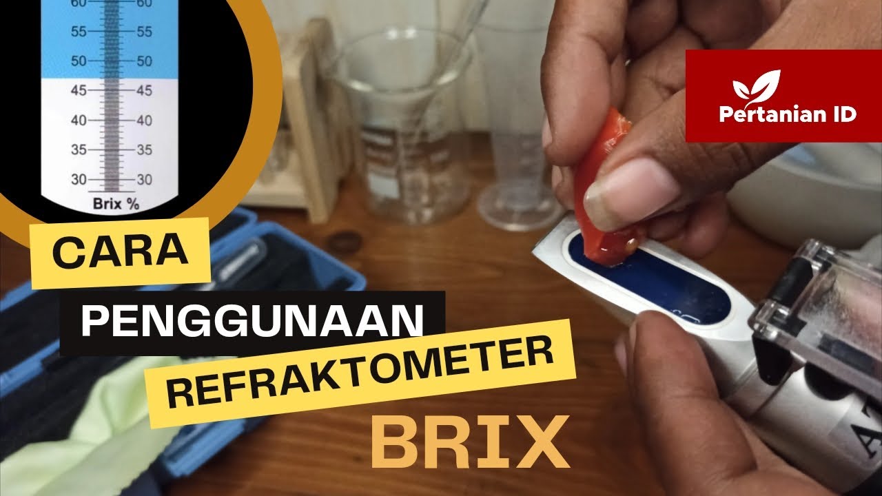 Cara Menggunakan Refraktometer Brix How To Use A Refractometer Youtube