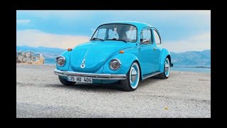 1973 VW BEETLE - VOSVOS ''YAKAMOZ'' CLASSIC CAR VİDEO ISPARTA/TURKIYE