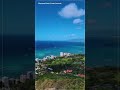 Diamond Head Crater 🌈 Ocean and Panoramic Views of Waikiki and Honolulu 🌴 Hawaii John #Shorts