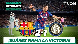 Resumen y goles | Barcelona 2 - 1 Inter de Milan | Champions League - J2 - Grupo F | TUDN