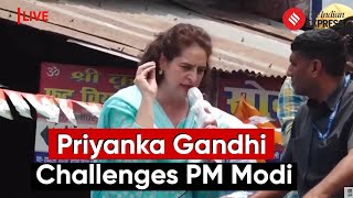 Priyanka Gandhi Holds Big Rally In Raebareli; Challenges PM Modi