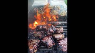 Grilling Tenderloin \u0026 Chicken to Perfection on Charcoal. BBQRecipes #GrillingMeat #chiken