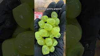 😋🍇Would you eat our Peelable Gummy Grapes?!🍇😋 #shorts