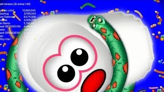 🐍wormate io ! worms zone io❤ !! pro skills gameplay #774  ! Worms 02