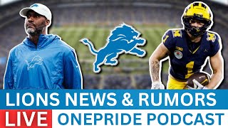 Detroit Lions Now: Live News & Rumors, Lions Uniform Reveal + Q&A w/ Mike Kimber & Brandon Mason