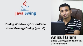 Java Swing Bangla Tutorial 5 : showMessageDialog (part-III)