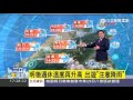 【氣象博士潘大綱】周六日溫度再升高！出遊注意降雨｜三立準氣象｜20151218｜三立新聞台