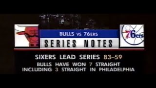 1996 Chicago Bulls at Philadelphia 76ers at The Spectrum January 13 - FULL GAME