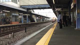 2015/10/1 小田急30000形EXE＆50000形VSE 新松田駅通過