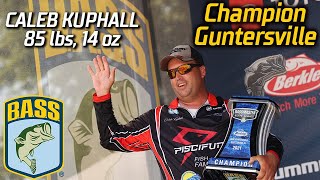 Caleb Kuphall wins Bassmaster Elite at Lake Guntersville