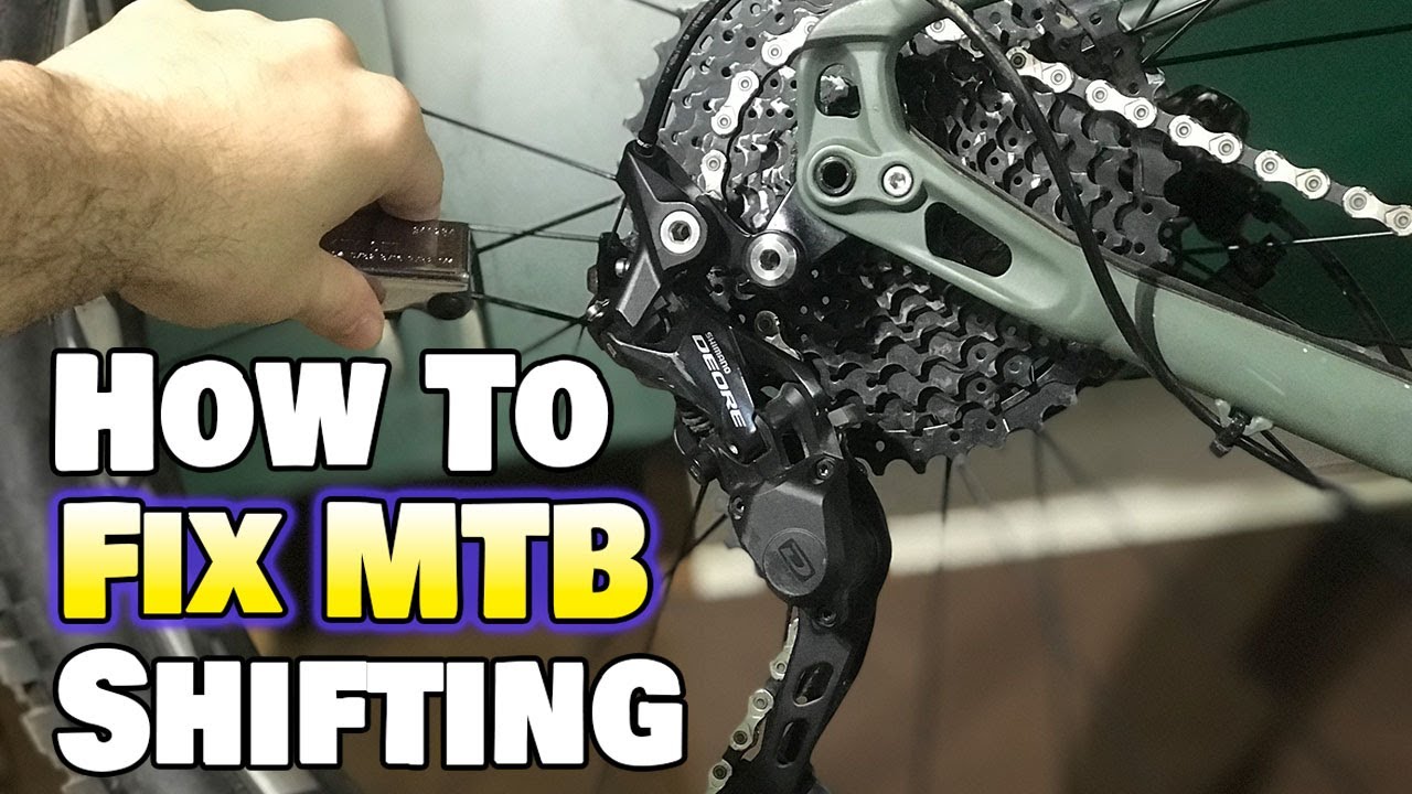 How To Fix MTB Shifting | Adjust Rear Derailleur Limit Screws And ...