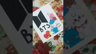 Diy BTS Frame 💜💜 (Harman art and craft world) please like share and subscribe ( ꈍᴗꈍ)❤️🧡💛💚💙💜🖤