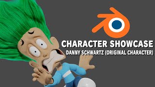 Blender Character Rig Showcase - Danny Schwartz (OC)