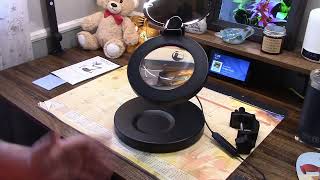 NOEVSBIG 5X \u0026 10X Glass Lens LED Magnifying Lamp Review