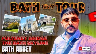 BATH CITY TOUR | 2024 | PULTENEY BRIDGE | BATH ABBEY | BATH SKYLINE | PART 2 | UK