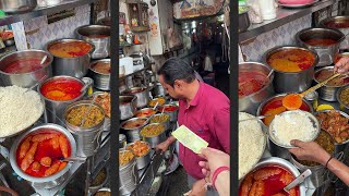 मात्र 20 रुपये वाली थाली - India's Cheapest Rs.20 Thali - Laldi Hotel, Chandi Chowk, Delhi