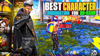 BR rank character combination 2025 | Best character combination in Free Fire