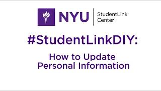 Updating Personal Information on Albert | #StudentLinkDIY