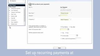 Online Bill Pay - Recurring Payments