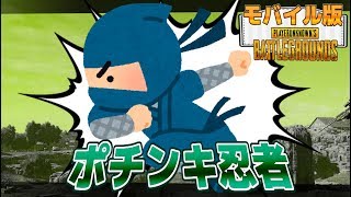 【PUBGモバイル】ポチンキ忍者の立ち回りで裏を取る【スマホ版】