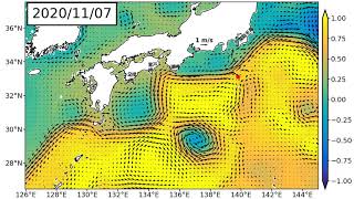 2020年12月4日までの黒潮「長期」予測