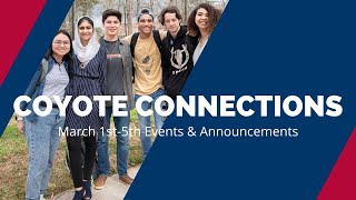 Coyote Connections - 3/1-3/5 Student Events