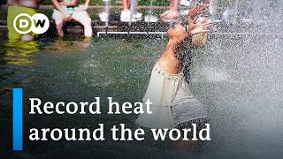 Europe's heatwave spreads north as wildfires rage in the south | DW News