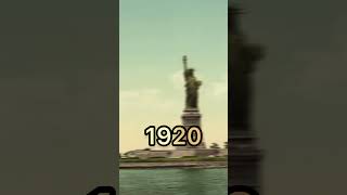 Statue of Liberty Evolution 2023-1870 #shorts #history #evolution #statue #usa #