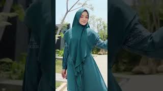 GAMIS SET HIJAB TERBARU#shorts