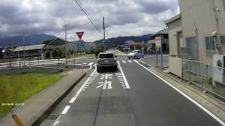 ドラレコ　一時停止線や歩道の手前でキチンと止まろう18