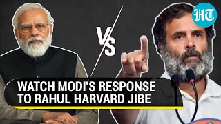 PM Modi vs Rahul Gandhi faceoff in Lok Sabha over Harvard Study | Watch