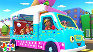 Wheels On The Ice Cream Truck, Yum Yum Yum and Vehicles Songs for Kids