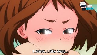 Every moment deku made Uraraka blush❤🧡 !! My hero academia !!