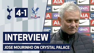 "9 points out of 9 is what we needed!" | JOSE MOURINHO ON CRYSTAL PALACE | Spurs 4-1 Crystal Palace