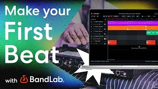 How to make your first beat using BandLab's free web Studio (BandLab Tutorial)