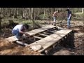 Building a Log Bridge - GoPro Timelapse Building a Log Bridge - GoPro Timelapse