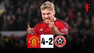 Manchester United vs Sheffield United 4-2 All Goals & Extended Highlights