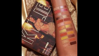 Kaylie cosmetic 24k Birthday collection swatches by kylie 💰#kyliecosmetic#24kcollection
