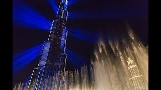 Грандиозное световое шоу в Дубае занесенное в книгу рекордев Гиннесса