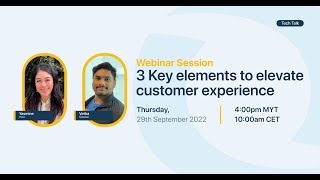 Cention Webinar: 3 Key Elements to elevate Customer Experience