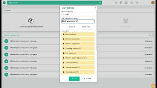 Adding existing students to the next grade level