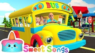 Wheels on the Bus | Sweet Songs | Kids Songs & Nursery Rhymes