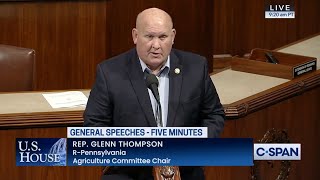 U.S. Rep. Glenn Thompson (R-Pa.) recognizes the 115th anniversary of Scouting America