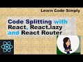 Code Splitting in React Js | Import method and React lazy and React suspense and React Router v5
