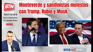 En vivo: Monteverde y sandinistas molestos con Trump, Rubio y Musk. 05 Febrero 2025