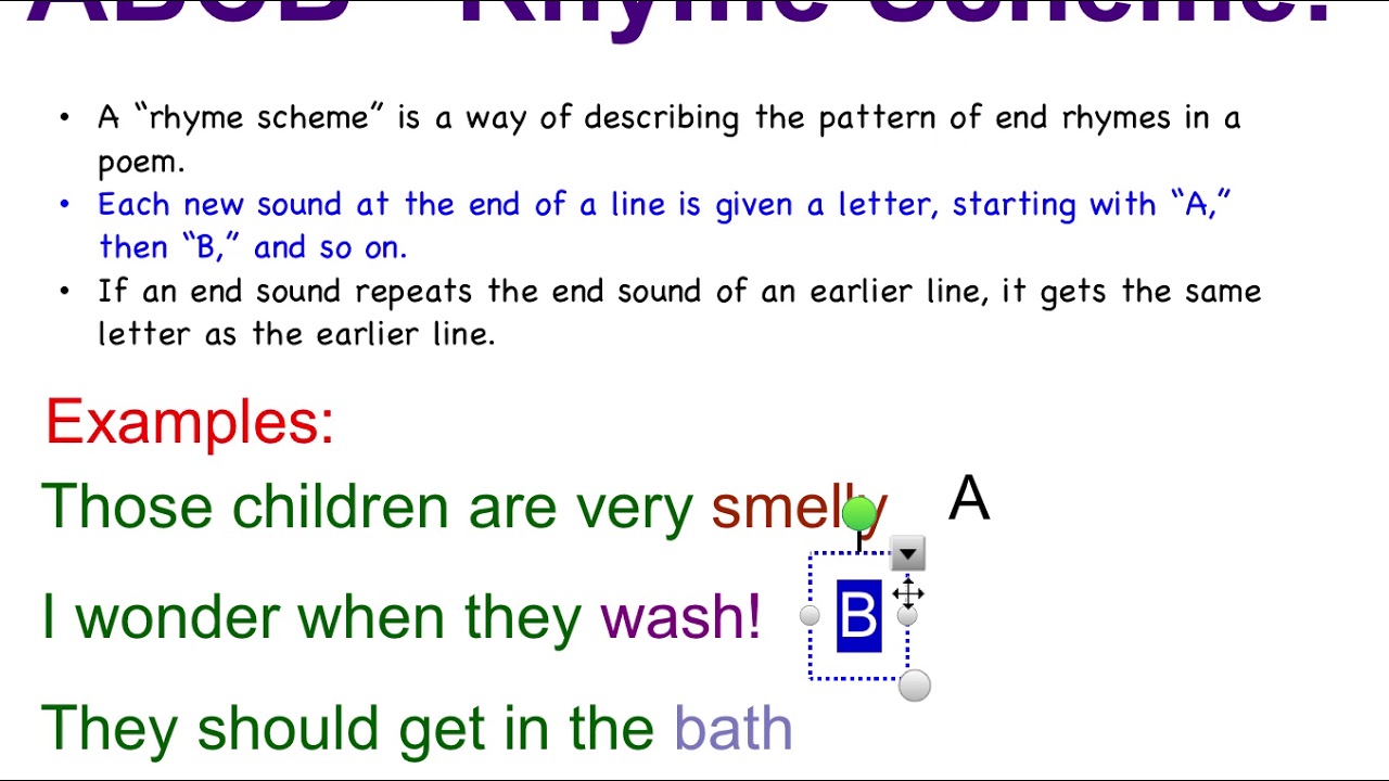 AABB Rhyme Scheme (and Rhyming Pattern Examples), 44% OFF