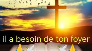 cantique bonheur ✝️🕊️ ( il a besoin de ton foyer )