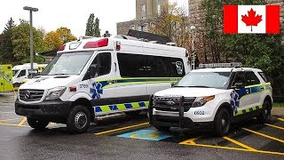 Montréal | Urgences-Santé EMS' NEW Mobile Command Post \u0026 More During Mass Hospital Patient Transfer