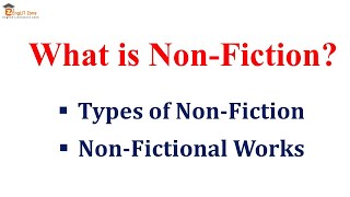 WHAT IS NON-FICTION PROSE? || NON-FICTION WORKS IN LITERATURE || NON-FICTION IN ENGLISH LITERATURE